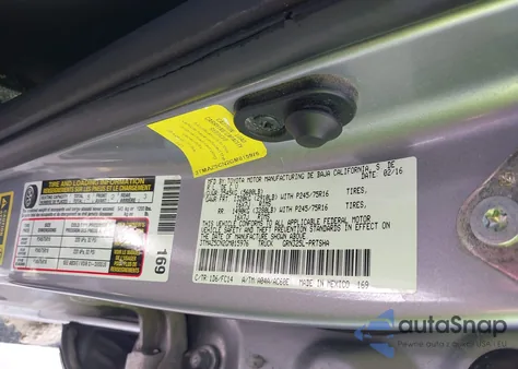 2016 Toyota Tacoma Sr5 V6 из США, поврежденный, VIN 3TMAZ5CN2GM015976